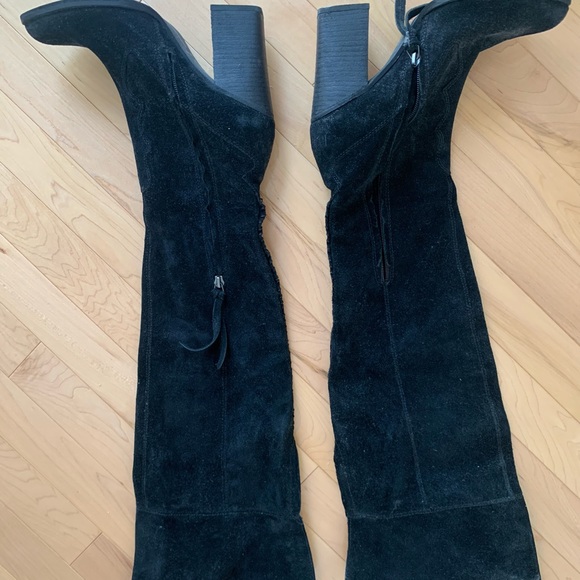 Dolce Vita black suede thigh high boots - Picture 2 of 5
